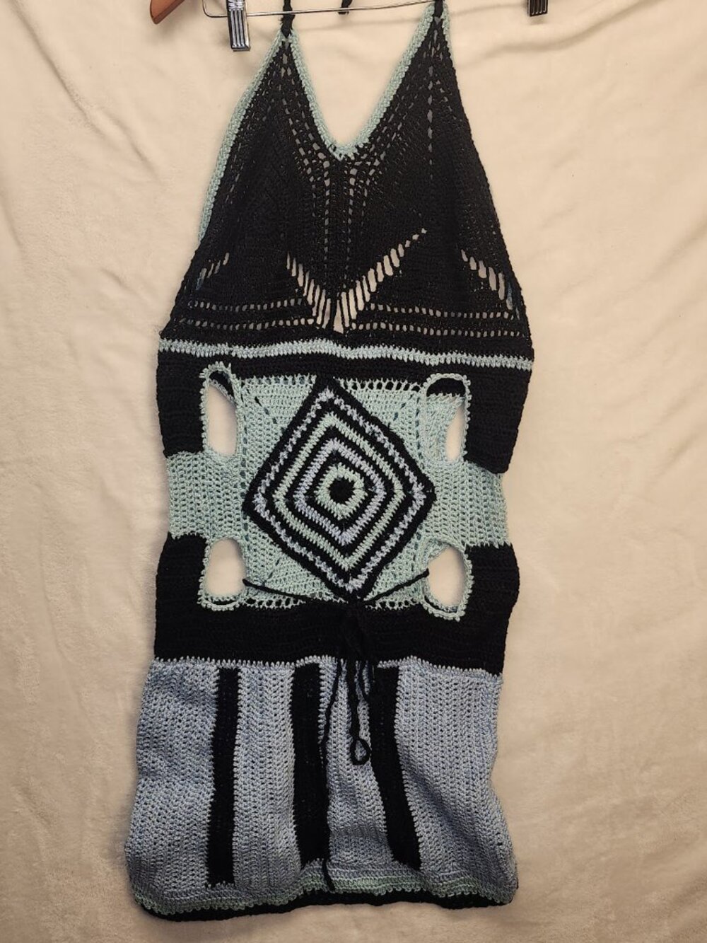 Handmade Crochet Knit Dress Womens Medium/Large